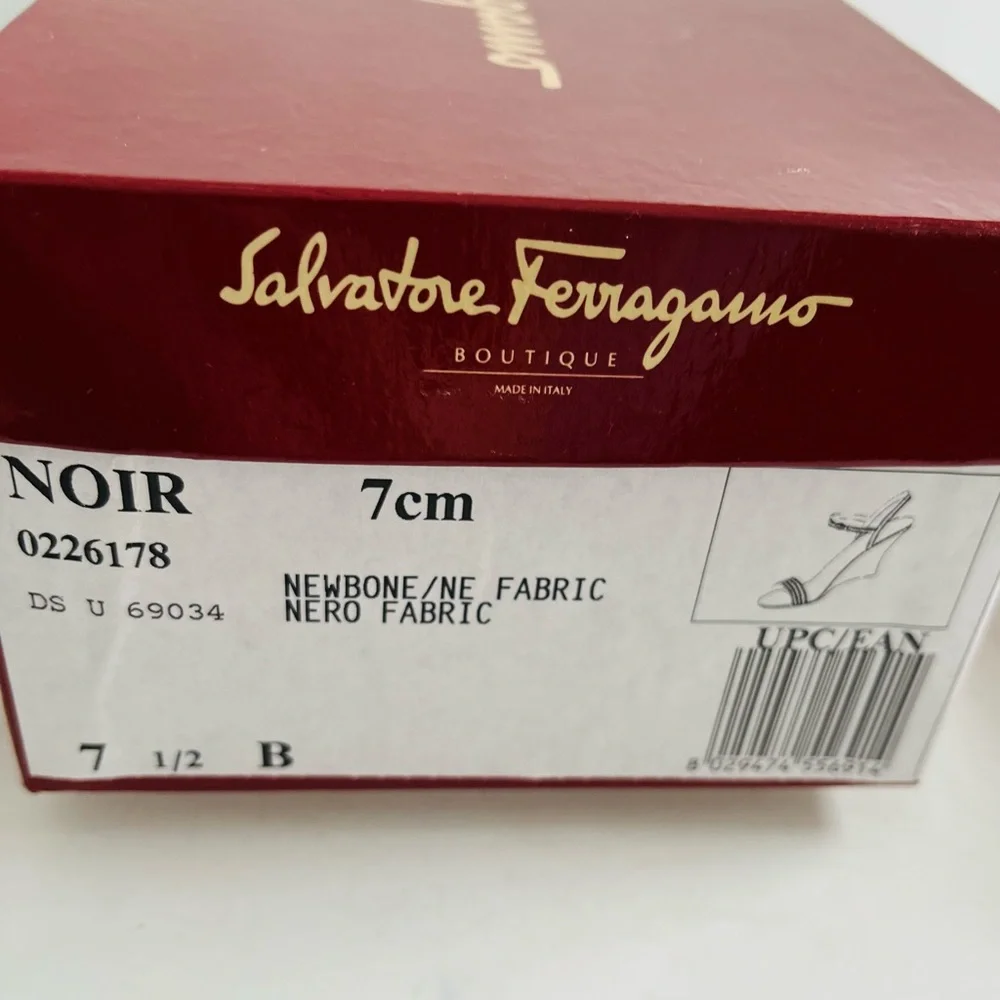 Salvatore Ferragamo red lacquered